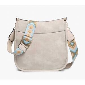 NEW JEN & CO. women's kate crossbody bag in off white